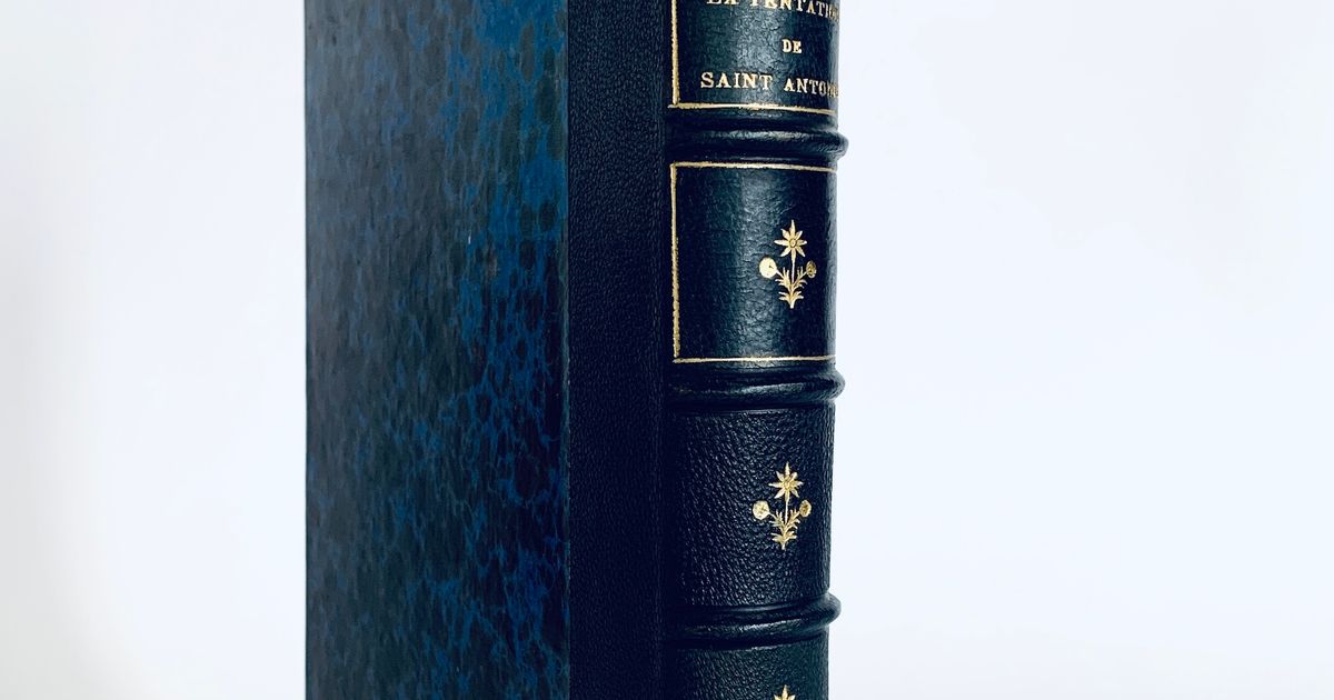 La Première Tentation De Saint Antoine - Gustave Flaubert - Édition 1908 (Relié Cuir)
