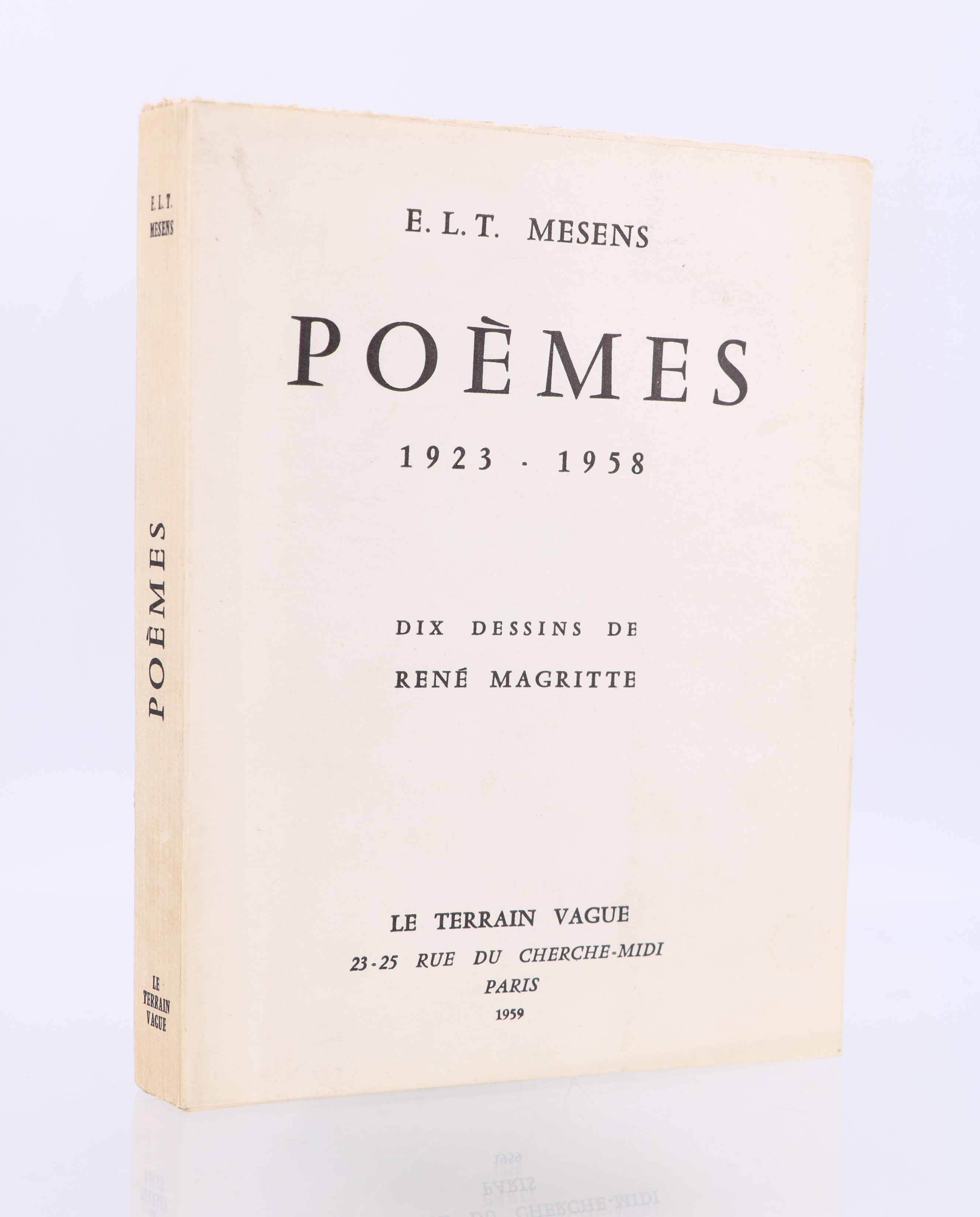 E. L.T. MESENS - Poèmes 1923-1958 詩集 René MAGRITTE • Poèmes 1923-1958 • 1959 – Edition-Originale.com
