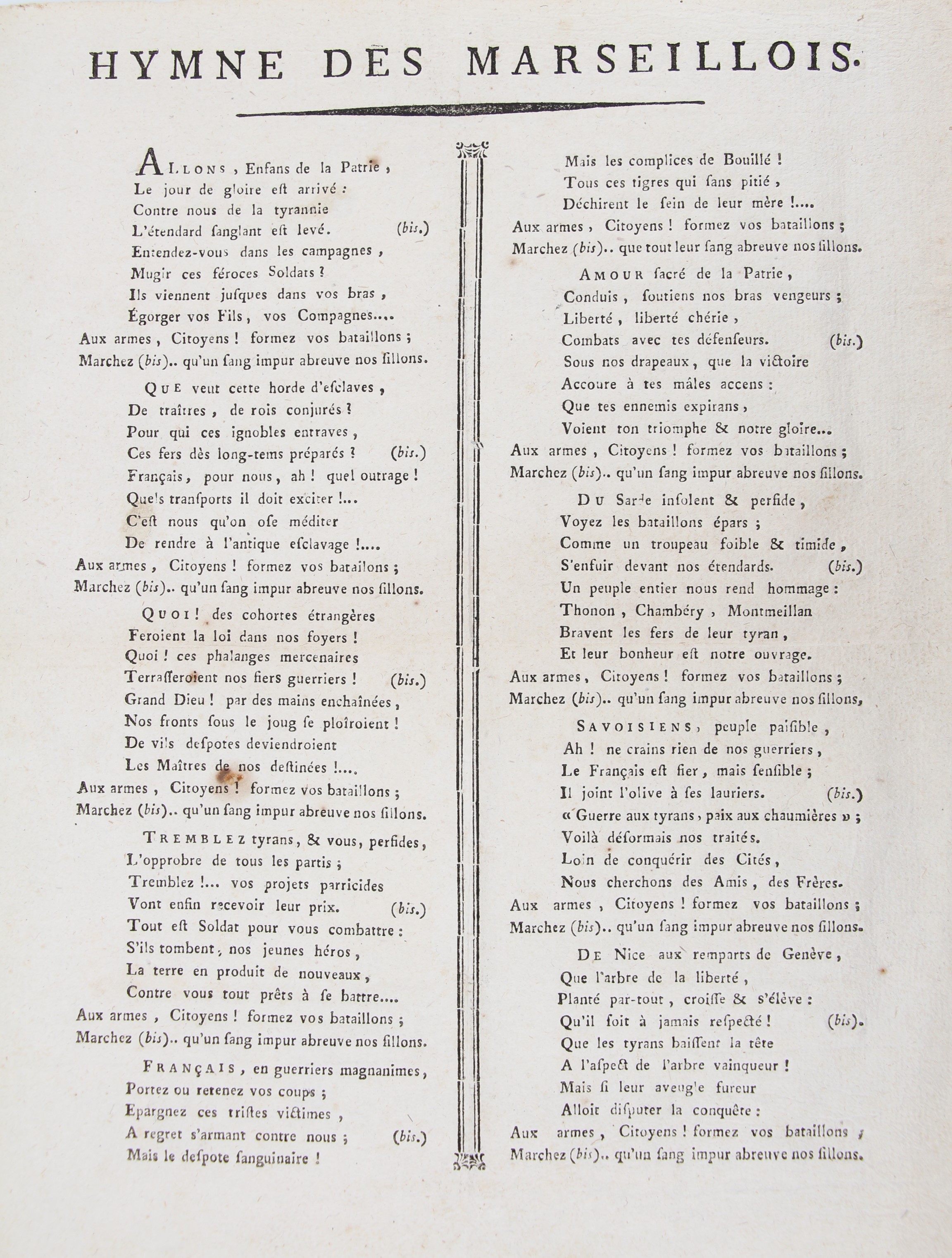 La Marseillaise De Rouget De Lisle - Édition Originale E. Grasset, 1899 - Rare