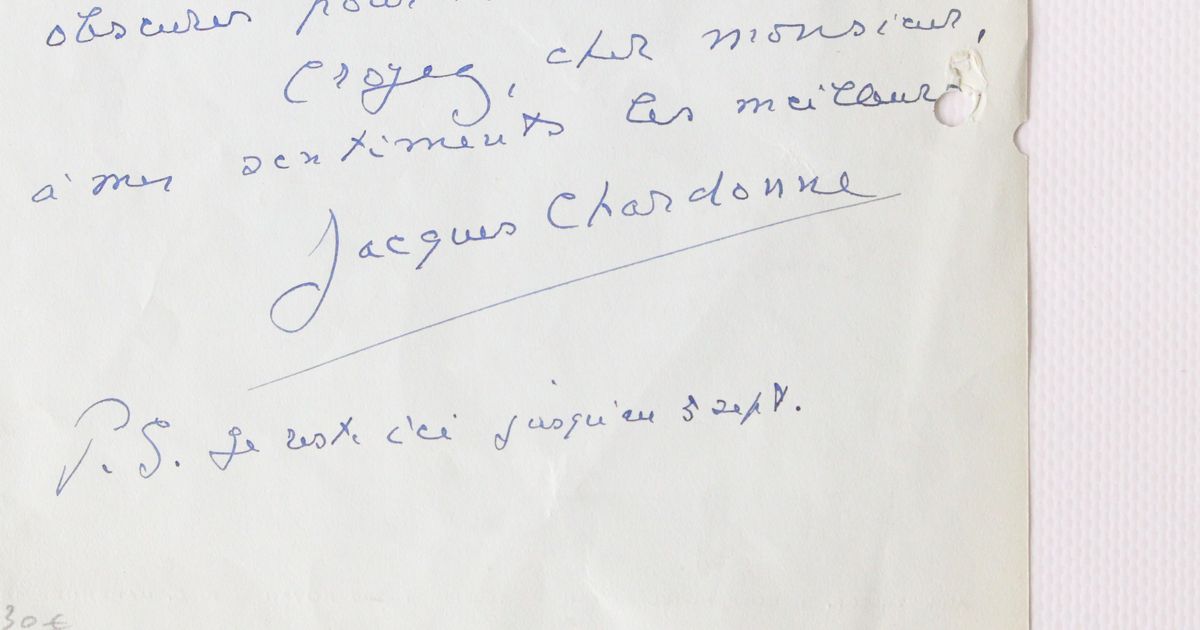AUTOGRAPHE ORIGINAL JOACHIM Fuchsberger signé sur ancienne carte