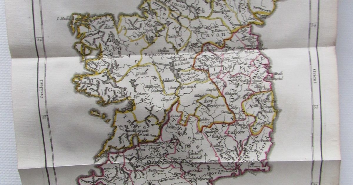 Livre Histoire De L'Irlande Abbé Mac-Geoghegan 1844 - Reliure G. Bellew - Bon état