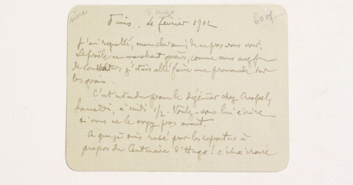 Joris-Karl HUYSMANS • [How fed up I am with reporters about Hugo’s ...