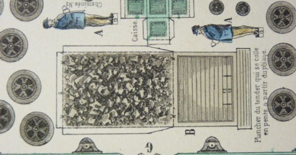 PETITES CONSTRUCTIONS IMAGERIE D Epinal N° 1352 Pellerin Pont Charles A