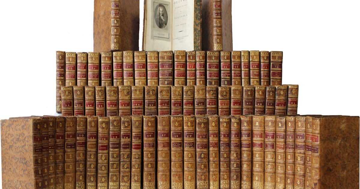 VOLTAIRE • Oeuvres complètes • 1784 – Edition-Originale.com