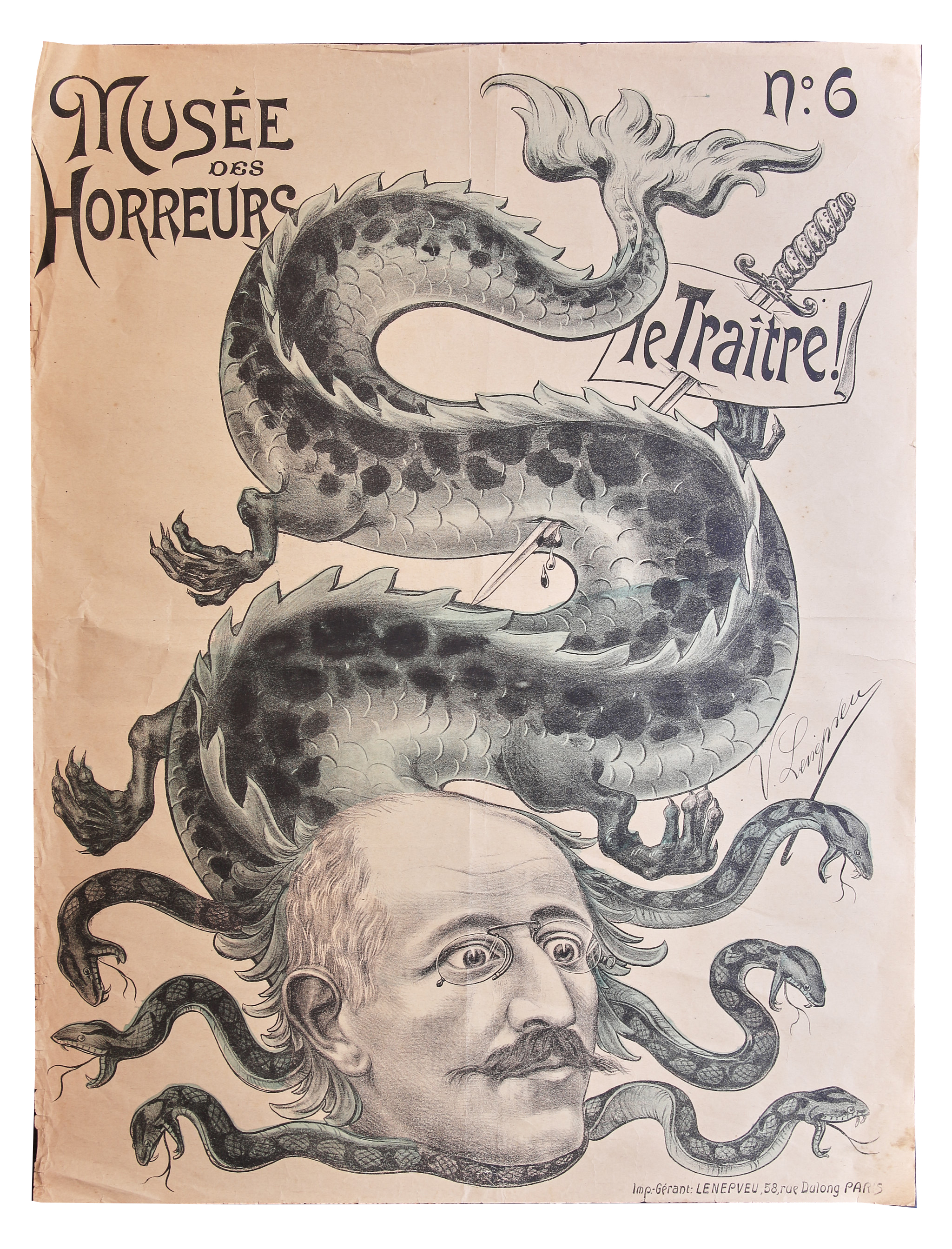 Victor LENEPVEU • [AFFAIRE DREYFUS] Musée des horreurs - Affiche