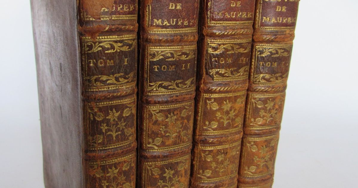 Pierre-Louis Moreau de MAUPERTUIS • Oeuvres • 1756 – Edition-Originale.com
