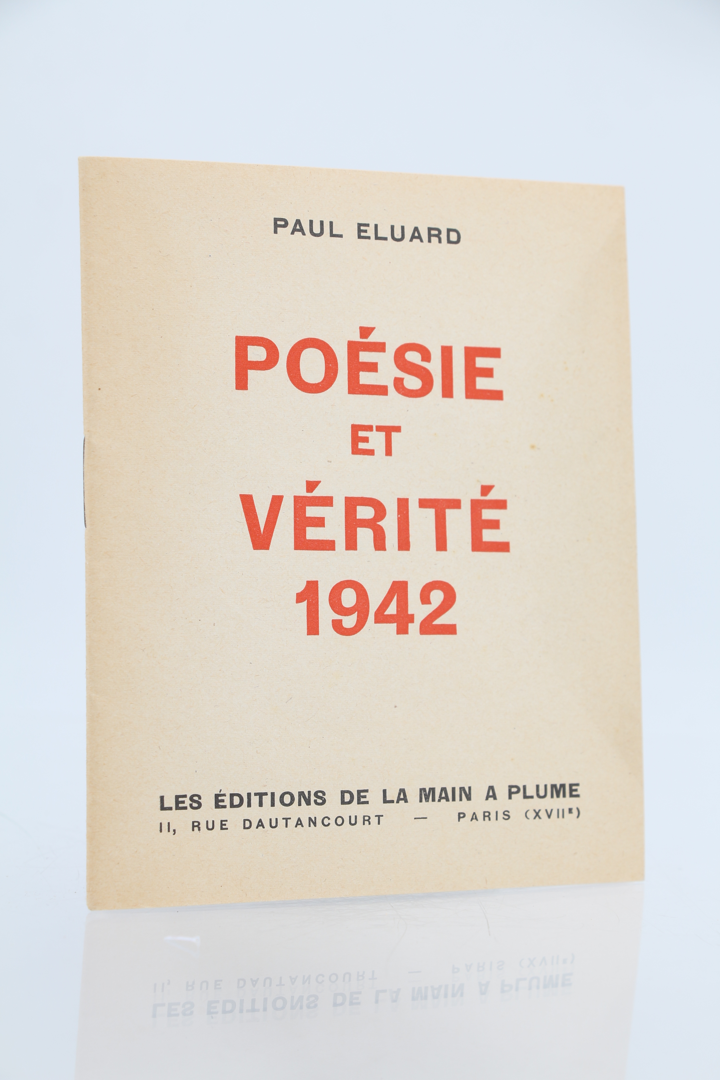 Paul ELUARD • Poésie et vérité 1942 • 1942 – Edition-Originale.com