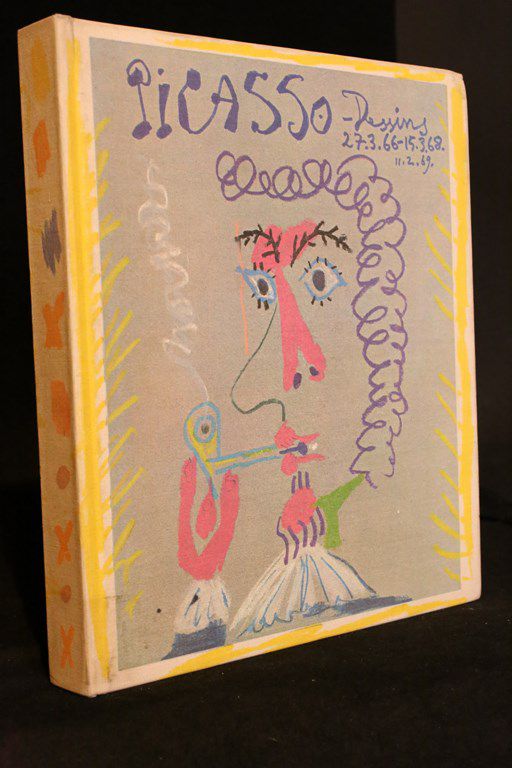 アート・デザイン・音楽 PICASSO Dessins 273.66 - 15.3.68 Picasso dessins 27.3.66 15.3.68 ピカソ デッサン / 古本、中古本、古