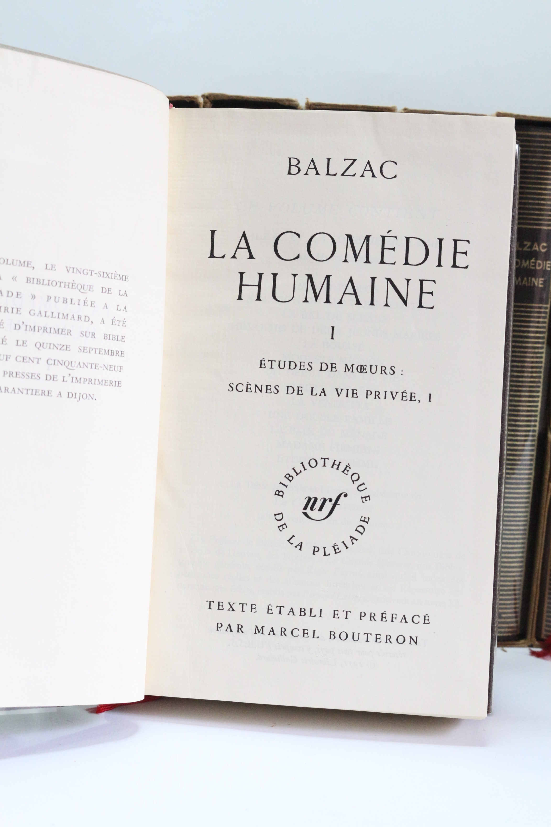 Honoré de BALZAC • La Comédie Humaine. Complète en XI tomes • 1951