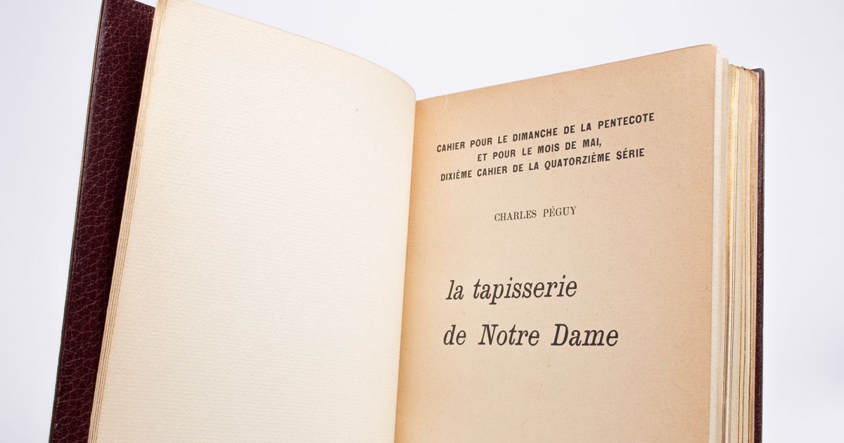 PÉGUY, Charles - Cinq Prières. Dans la cathédrale de Chartres. » Il