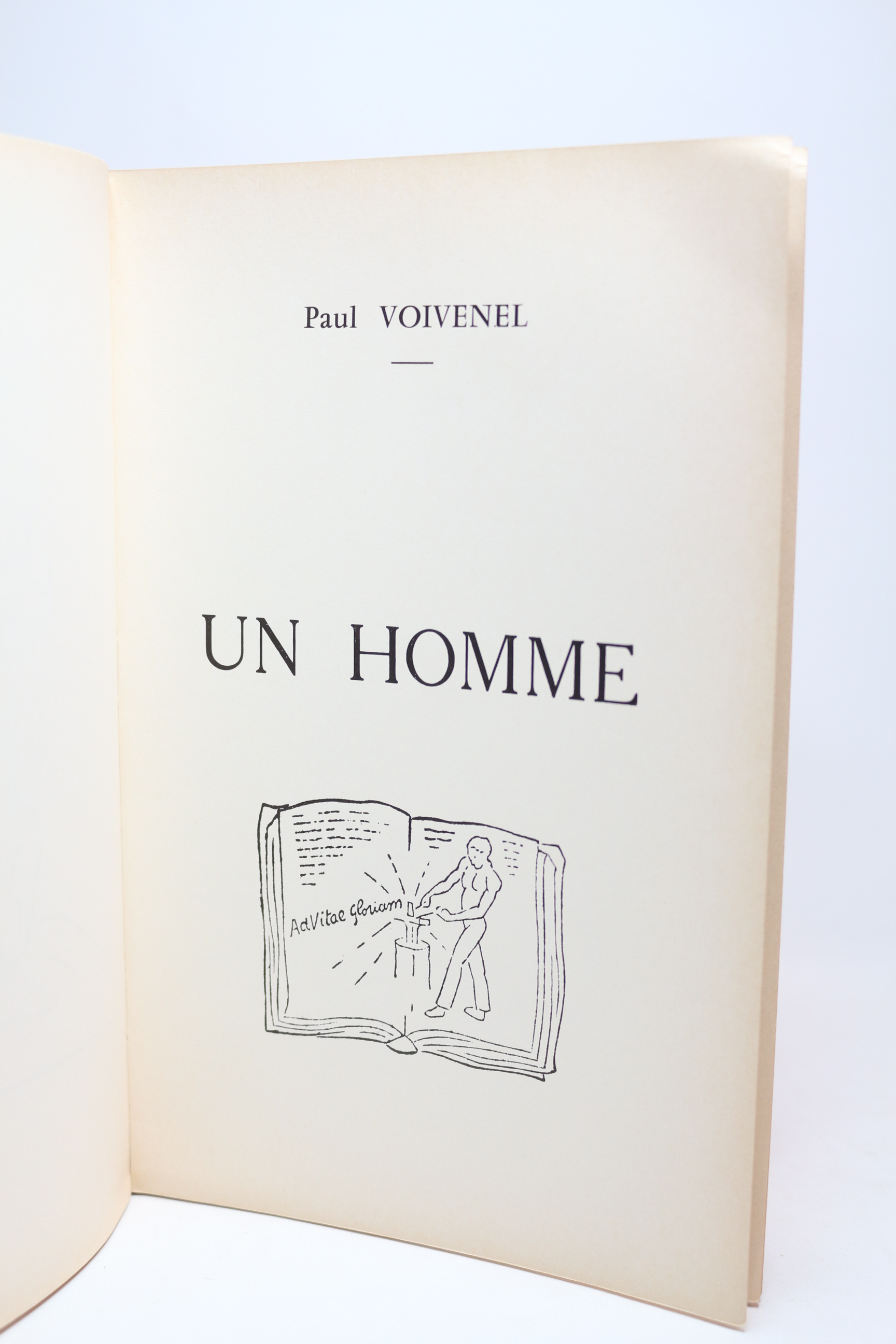 Paul Voivenel - Un Homme : Etais-je Lui ? Etait-il Moi (envoi, état Correct)