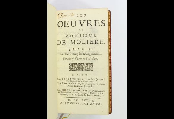 MOLIERE : Les Oeuvres de Monsieur de Molière - First Edition -  Edition-Originale.com