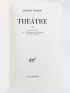 ADAMOV : Théâtre III - Libro autografato, Prima edizione - Edition-Originale.com