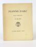 ALAIN : Jeanne d'Arc - Signed book, First edition - Edition-Originale.com