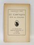ALIBERT : Le cantique sur la colline - Signed book, First edition - Edition-Originale.com