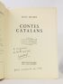 AMADES : Contes catalans - Libro autografato, Prima edizione - Edition-Originale.com