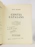 AMADES : Contes catalans - Autographe, Edition Originale - Edition-Originale.com