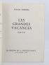 AMBRIERE : Les grandes Vacances 1939-1945 - Libro autografato, Prima edizione - Edition-Originale.com