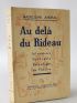 ANDRAL : Au delà du rideau. Interviews - portraits - bavardages de théâtre - Signed book, First edition - Edition-Originale.com
