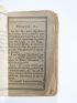 ANONYME : [ALMANACH] Maçonnerie symbolique suivant le régime du G* O* de France [avec] Maçonnerie des H. Grades suivant le régime du G* O* de France - First edition - Edition-Originale.com