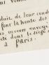 ANONYME : (Prostitution) Brevet d'invention - Caisse d'Horloge - Autographe, Edition Originale - Edition-Originale.com