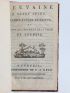 ANONYME : Neuvaine à Saint Spire, premier évêque de Bayeux et patron de l'église et de la ville de Corbeil [avec] Office de la translation des reliques de S. Spire et de S. Leu, évêques de Bayeux, et patrons de Corbeil - First edition - Edition-Originale.com