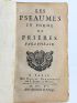 ANONYME : [PSAUTIER] Les pseaumes en forme de prieres. Paraphrases - First edition - Edition-Originale.com