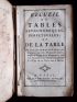 ANONYME : Recueil de tables astronomiques, perpétuelles, et de la table des logarithmes, des sinus, des tangentes & des nombres naturels, dressées à l'usage de la navigation - Prima edizione - Edition-Originale.com