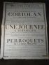 Théâtre d'Orléans. Coriolan au camp des Volsques, suivi d'Une journée à Versailles, et des Perroquets de la Mère Philippe - Erste Ausgabe - Edition-Originale.com