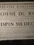 Théâtre d'Orléans. L'Homme du jour, ou les dehors trompeurs, suivi de Crispin médecin - Prima edizione - Edition-Originale.com