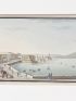 [ECOLE NAPOLITAINE] Vue de Naples et du Vésuve - Signiert, Erste Ausgabe - Edition-Originale.com