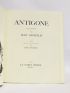 ANOUILH : Antigone - Edition Originale - Edition-Originale.com