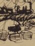 La Normandie : projet de carton pour la tapisserie de la manufacture des Gobelins. Étude 7 - Encre sur papier - Autographe, Edition Originale - Edition-Originale.com