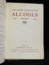 APOLLINAIRE : Alcools - Edition-Originale.com