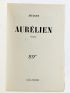 ARAGON : Aurélien - Erste Ausgabe - Edition-Originale.com