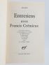 ARAGON : Entretiens avec Francis Crémieux - Signed book, First edition - Edition-Originale.com