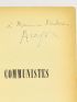 ARAGON : Les communistes (Septembre-Novembre 1939) - Autographe, Edition Originale - Edition-Originale.com