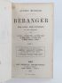 ARNOULD : Béranger - Ses amis, ses ennemis et ses critiques - Prima edizione - Edition-Originale.com