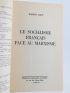 ARON : Le socialisme français face au marxisme - Libro autografato, Prima edizione - Edition-Originale.com