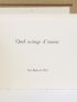 ARRABAL : Quel mirage d'amour - Libro autografato, Prima edizione - Edition-Originale.com