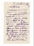 ARTAUD : Lettre autographe signée d'Antonin Artaud adressée à ses médecins au début de son internement - Signed book, First edition - Edition-Originale.com