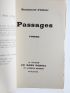 ASTIER : Passages - Prima edizione - Edition-Originale.com