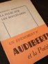 AUDIBERTI : La pluie sur les boulevards - Prima edizione - Edition-Originale.com