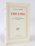 AUDIBERTI : Théâtre V : Pomme, pomme, pomme. - Bâton et ruban. - Boutique fermée. - La Brigitta - Prima edizione - Edition-Originale.com