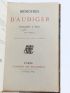 AUDIGER : Mémoires d'Audiger limonadier à Paris - First edition - Edition-Originale.com