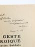 AURIOL : La Geste héroïque des petits Soldats de Bois et de Plomb - Signed book, First edition - Edition-Originale.com