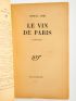 AYME : Le vin de Paris - Autographe, Edition Originale - Edition-Originale.com