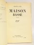 AYME : Maison basse - Autographe, Edition Originale - Edition-Originale.com