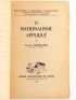 BACHELARD : Le rationalisme appliqué - Autographe, Edition Originale - Edition-Originale.com