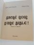 BACRI : Sacré nom d'une Bible !  - Autographe, Edition Originale - Edition-Originale.com